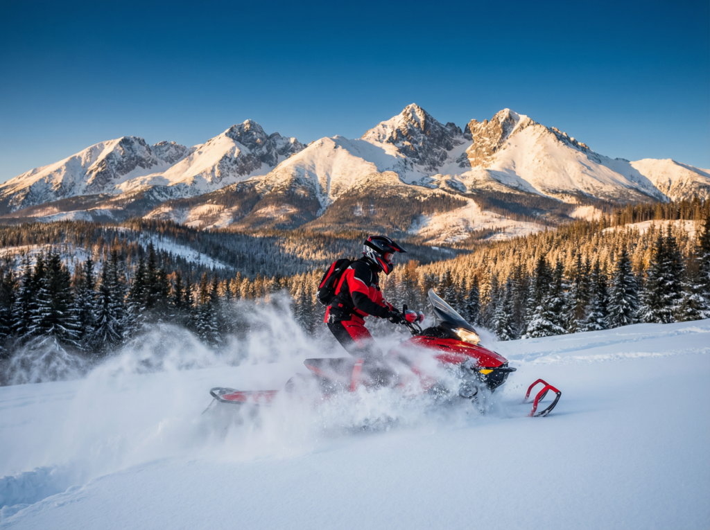 snowmobiling zakopane tatra-mountains
